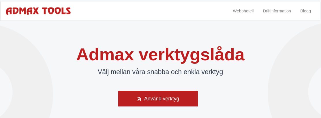 Admax Tools